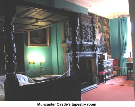 Muncaster tapestry room